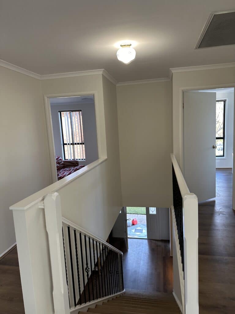 Painting of house stairwell