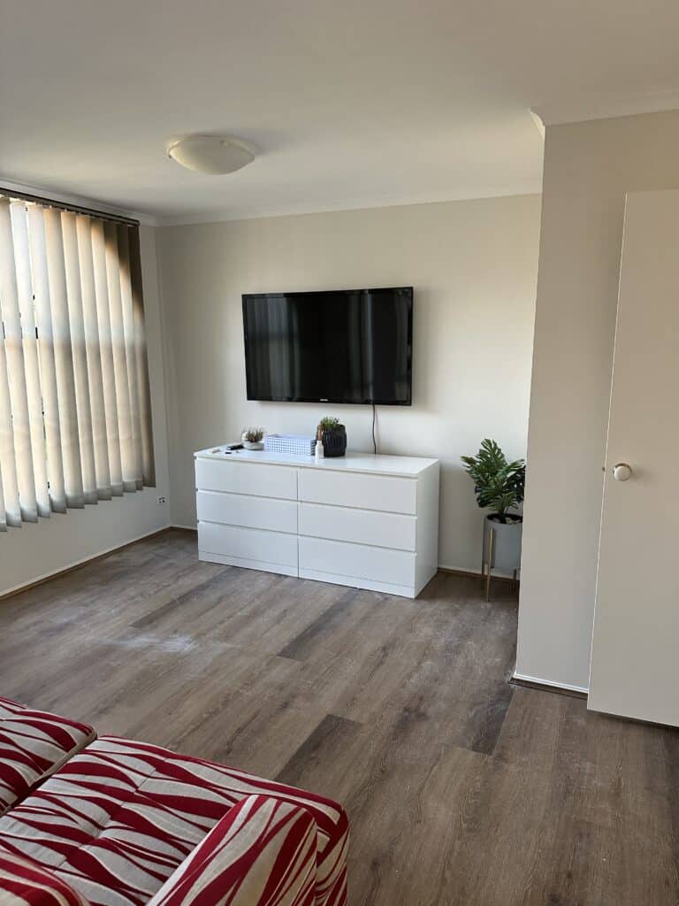 residential painting of a bedroom